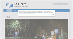 Desktop Screenshot of lg-licht.at